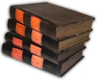 VIREY - HISTORYA NATURALNA RODU LUDZKIEGO t.1-4 (komplet w 4 wol.) ręcznie kolorowane litografie wyd. 1843 - 3