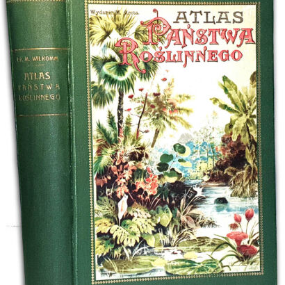 WILKOMM - ATLAS PAŃSTWA ROŚLINNEGO 1911r. kolorowe tablice, drzeworyty