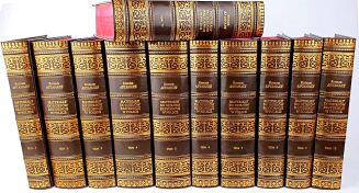 AFTANAZY - MATERIAŁY DO DZIEJÓW REZYDENCJI t.I-XI, mapy [kolekcja książek w skórze, komplet w 11 wol.] - 2