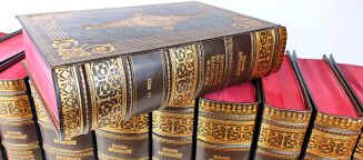 AFTANAZY - MATERIAŁY DO DZIEJÓW REZYDENCJI t.I-XI, mapy [kolekcja książek w skórze, komplet w 11 wol.] - 5