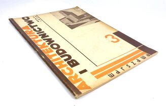 CZASOPISMO ARCHITEKTURA I BUDOWNICTWO Nr.3 1930r. . Okładka Z. Pugeta - 2