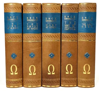 Rick Riordan - Percy Jackson & Heroes Of Olympus 5 Books, Leather Rebound - 3