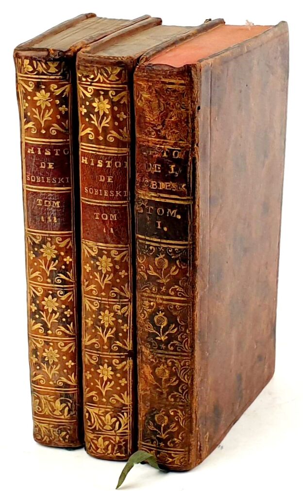 COYER - HISTOIRE DE JEAN SOBIESKI, ROI DE POLOGNE wyd. 1761r. SKÓRA