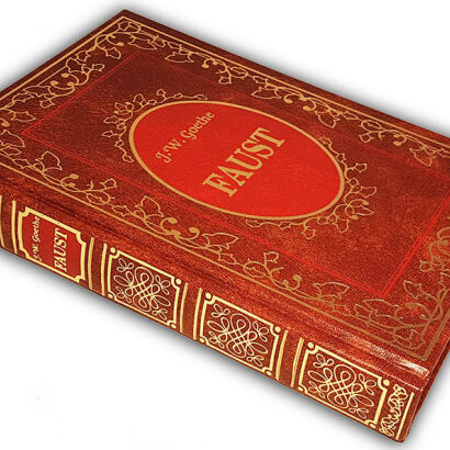 GOETHE- FAUST złota oprawa