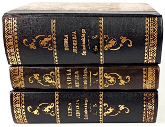 ŚNIADECKI- DZIEŁA t. I-VII komplet 1837r. oprawa - 3