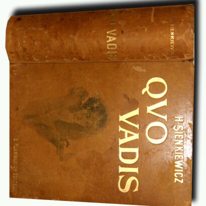SIENKIEWICZ - QUO VADIS. roman néronien. Ilustracje Jan Styka. T. 1-3 [komplet] OPRAWA SKÓRA