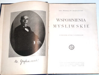 GRĄBCZEWSKI - WSPOMNIENIA MYŚLIWSKIE wyd. 1925r. ilustracje - 2