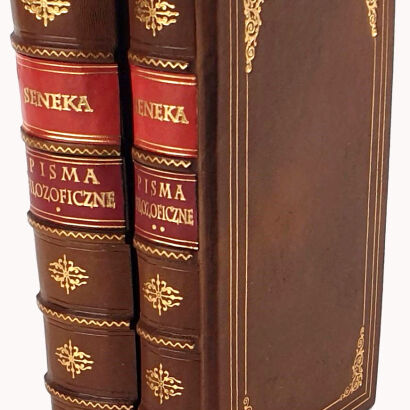 SENEKA Pisma filozoficzne Tom I - II skóra