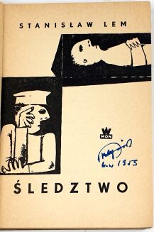 LEM- SLEDZTWO / THE INVESTIGATION 1st edition from 1959 - 4