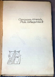 NORWID - PISMA ZEBRANE Wyd. Zenon Przesmycki. T.A cz.1-2, C, E.F [wol.1-5, komplet] - 3