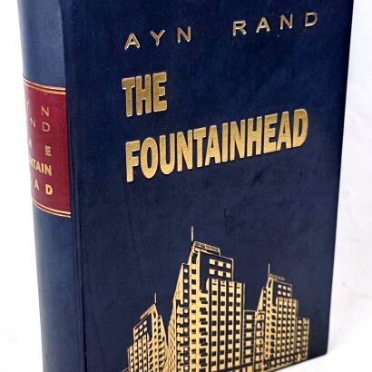 Ayn Rand - The Fountainhead  premium leather rebound