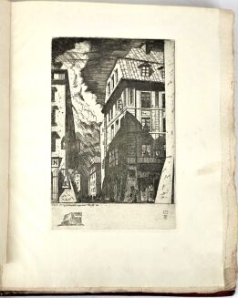 CIEŚLEWSKI, OPPMAN - PIEŚŃ O RYNKU I ZAUŁKACH. Nowy cykl o Starem Mieście. Osiemnaście akwafort Tadeusza Cieślewskiego syna.Warszawa 1931 - 7