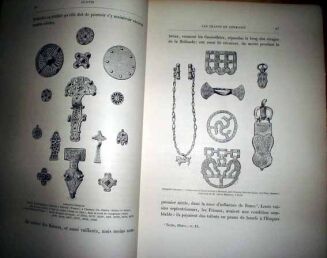 GODEFROID KURTH- CLOVIS [CZASY FRANKÓW] wyd. 1896r.  RYCINY - OPRAWA- FOLIO - 16