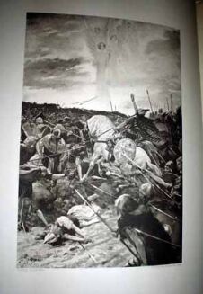 GODEFROID KURTH- CLOVIS [CZASY FRANKÓW] wyd. 1896r.  RYCINY - OPRAWA- FOLIO - 5