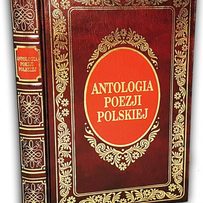ANTOLOGIA POEZJI POLSKIEJ złota oprawa