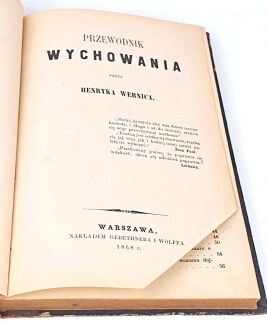 WERNIC- PRZEWODNIK WYCHOWANIA 1868 - 2