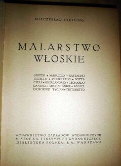 STERLING- MALARSTWO WŁOSKIE. OPRAWA WYDAWNICZA - 5
