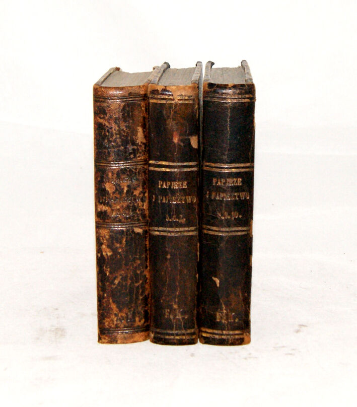 RANKE - HISTORYA PAPIEŻY I PAPIESTWA I-X komplet 1876