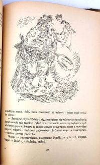 COLLODI- PINOKIO Przygody drewnianej kukiełki wyd.1 1954 ilustracje Szancer - 5