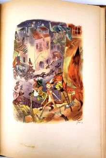 COLLODI- PINOKIO Przygody drewnianej kukiełki wyd.1 1954 ilustracje Szancer - 6
