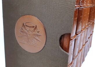 SAPKOWSKI - THE WITCHER complete series leather binging - 4