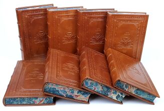 SAPKOWSKI - THE WITCHER complete series leather binging - 5