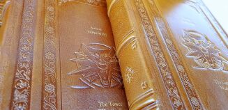 SAPKOWSKI - THE WITCHER complete series leather binging - 10