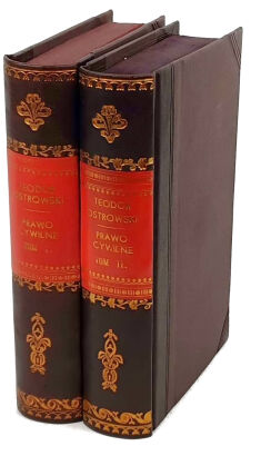 OSTROWSKI- PRAWO CYWILNE NARODU POLSKIEGO t.1-2 [koplet w 2 wol.] wyd. 1784