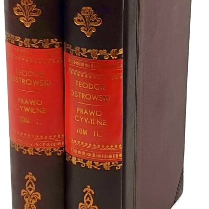 OSTROWSKI- PRAWO CYWILNE NARODU POLSKIEGO t.1-2 [koplet w 2 wol.] wyd. 1784