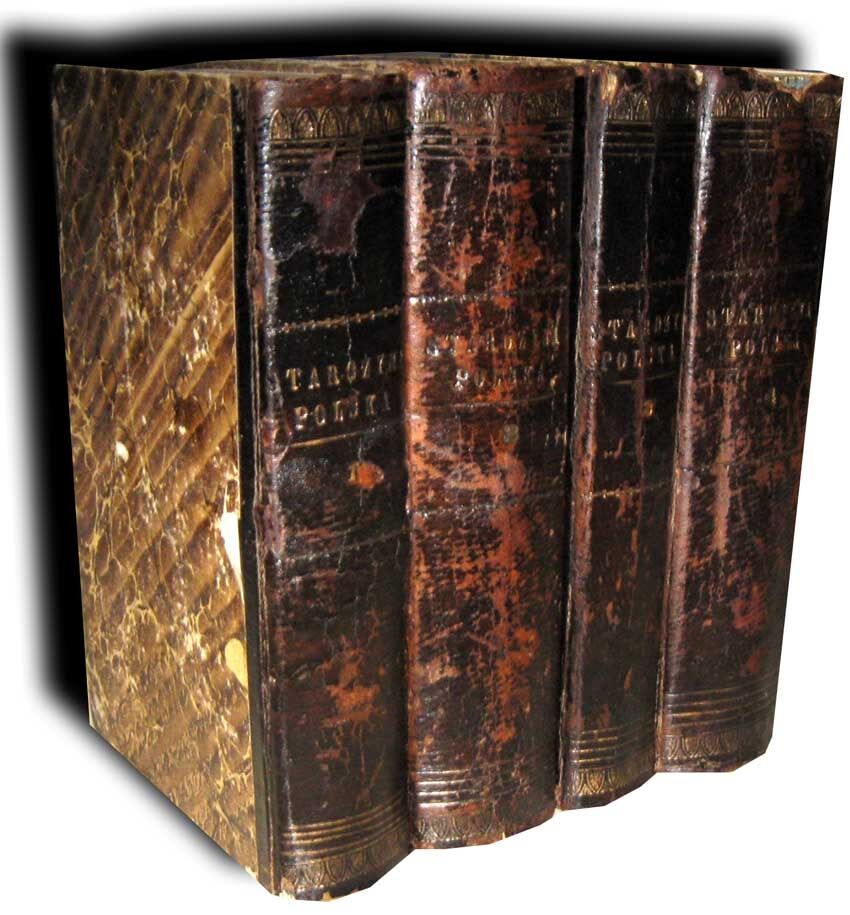 BALIŃSKI; LIPIŃSKI- STAROŻYTNA POLSKA t. I-IV [komplet] wyd. 1843r. ORYGINAŁ