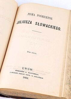 SŁOWACKI- PISMA POŚMIERTNE t.1-3 wyd. 1866 PIERWODRUKI - 7