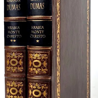 DUMAS- HRABIA MONTE CHRISTO t.I-II [komplet], il. Uniechowski skóra