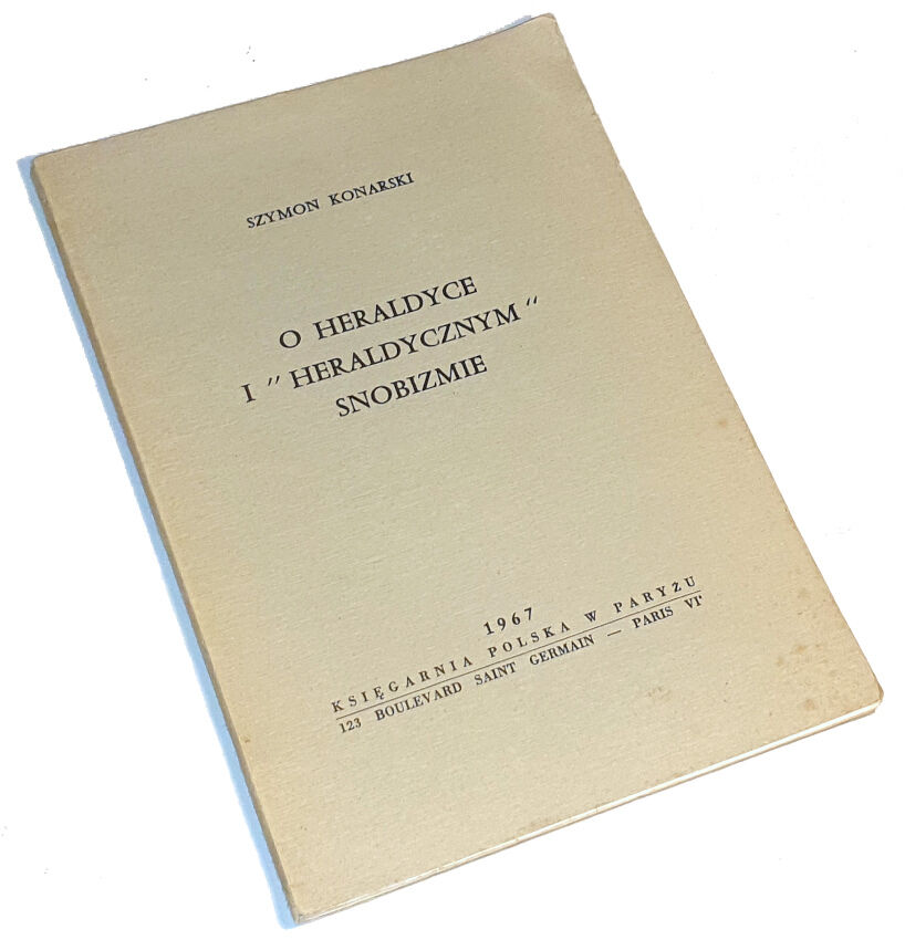 KONARSKI - O HERALDYCE I 