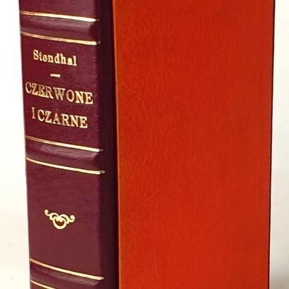 [Z biblioteki gabinetowej] STENDHAL- CZERWONE I CZARNE. Warszawa 1973