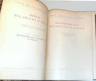 KOPERA- DZIEJE MALARSTWA W POLSCE [komplet] wyd.1929r. - 5