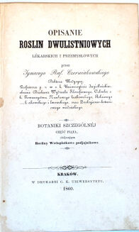 CZERWIAKOWSKI - BOTANIKA SZCZEGÓLNA Część 1 -5 - 4