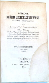 CZERWIAKOWSKI - BOTANIKA SZCZEGÓLNA Część 1 -5 - 6