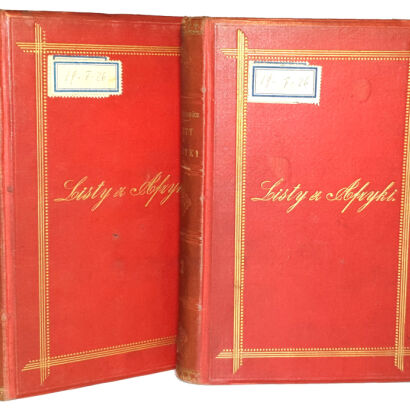 SIENKIEWICZ- LISTY Z AFRYKI 1-2 wyd.1 z 1893