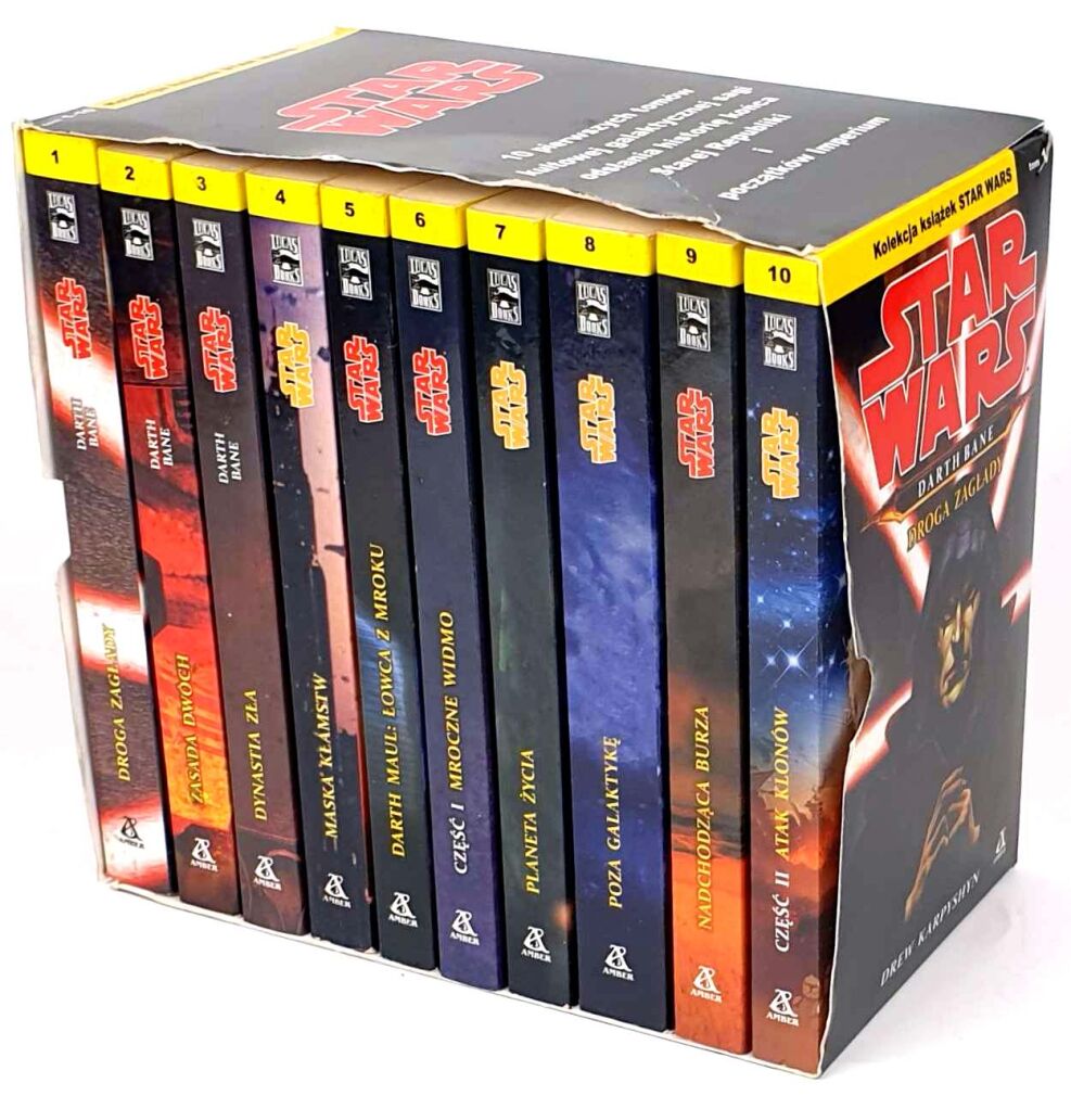 Kolekcja książek STAR WARS 10 tomów kolekcja