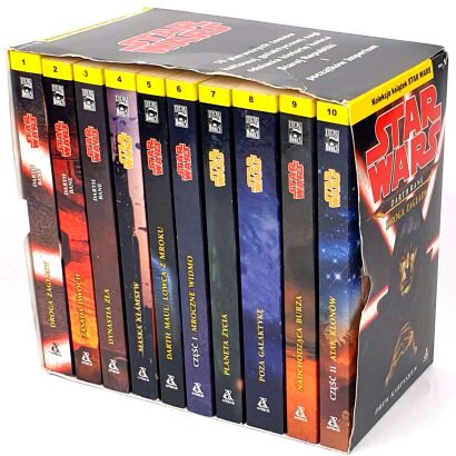 Kolekcja książek STAR WARS 10 tomów kolekcja