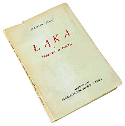 LEŚMIAN - ŁĄKA I TRAKTAT O POEZJI wyd. 1947r.