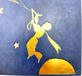 ANTOINE DE SAINT-EXUPERY - MAŁY KSIĄŻĘ wyd.1967r. skórzana oprawa artystyczna - 10