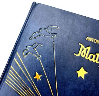 ANTOINE DE SAINT-EXUPERY - MAŁY KSIĄŻĘ wyd.1967r. skórzana oprawa artystyczna - 3