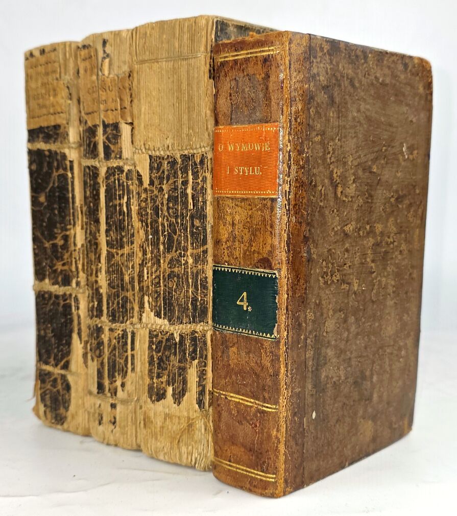 POTOCKI- O WYMOWIE I STYLU  [komplet w 4 wol.] 1815