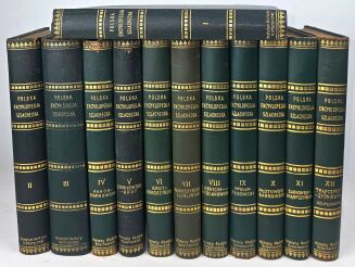 POLSKA ENCYKLOPEDIA SZLACHECKA t. I-XII oryginał skóra - 3