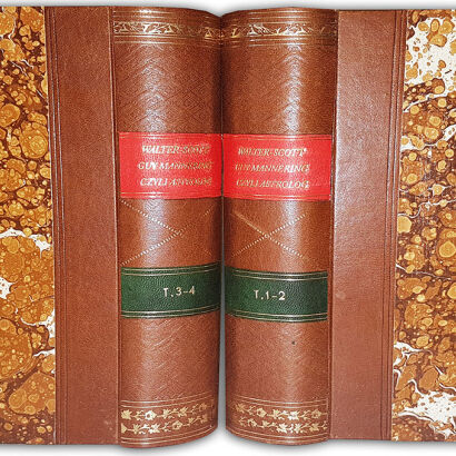 WALTER-SCOTT- GUY MANNERING CZYLI ASTROLOG / GUY MANNERING, OR THE ASTROLOGER, vol. 1-4 (set in 2 vols.) ed. 1827