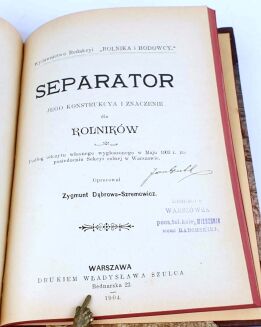 GOSPODARSKI CHÓW KONI / CHMIELARSTWO - podręcznik / ROLNICTWO CZESKIE / SEPARATOR jego konstrukcya i znaczenie/ POGADANKI ROLNICZE Gospodarstwo mleczne - 11