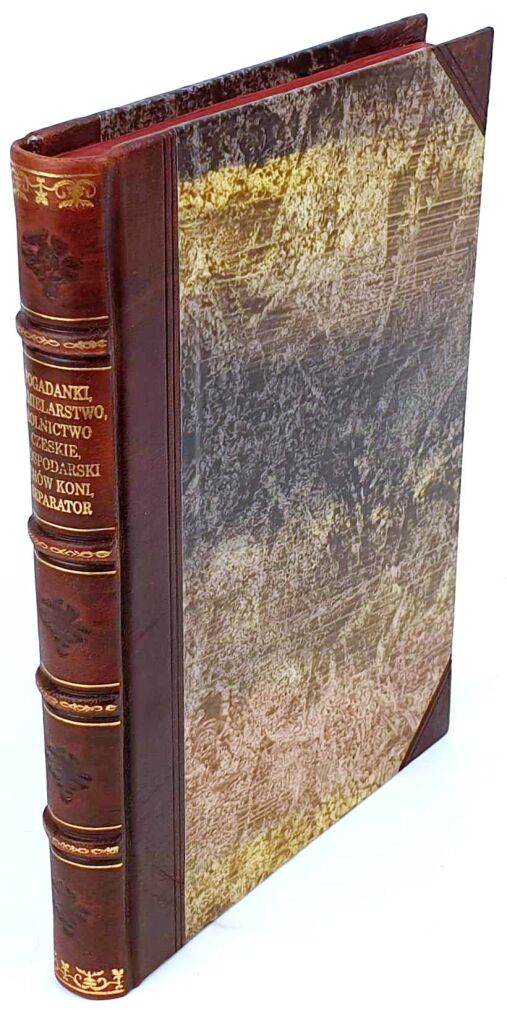 GOSPODARSKI CHÓW KONI / CHMIELARSTWO - podręcznik / ROLNICTWO CZESKIE / SEPARATOR jego konstrukcya i znaczenie/ POGADANKI ROLNICZE Gospodarstwo mleczne