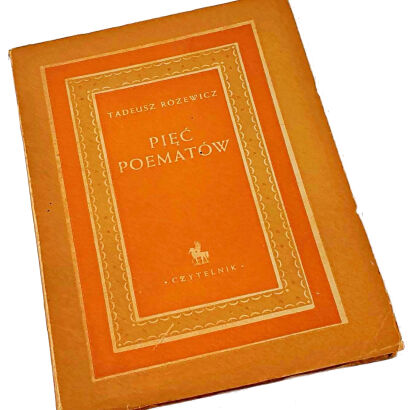 RÓŻEWICZ- PIĘĆ POEMATÓW wyd.1
