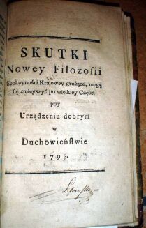 Klocek - USTAWA KONSTYTUCYJA KRÓLESTWA POLSKIEGO 1815r., Rys życia TADEUSZA KOŚCIUSZKI 1819r., NIEMCEWICZ  - Dway sieciechowie 1817r.,SKUTKI NOWEY FILOZOFII 1793r. PÓŁSKÓREK Z EPOKI - 5
